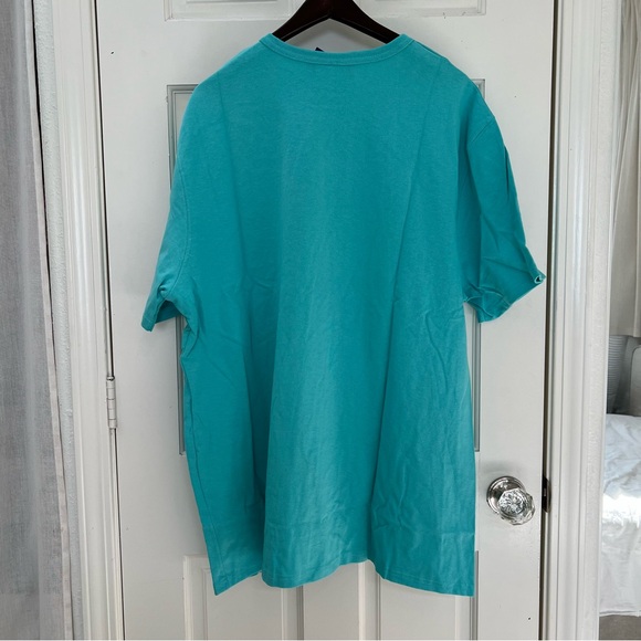 Champion Unisex Aqua Blue Crewneck Tee Size XXL - Picture 3 of 6